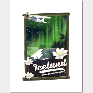 Iceland "live an Adventure!" Posters and Art